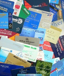 English: Different customer loyality cards (ai...