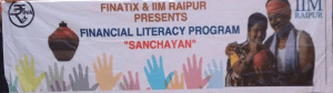 Finatix IIM Raipur conducted Sanchayan - Financial Literacy Program