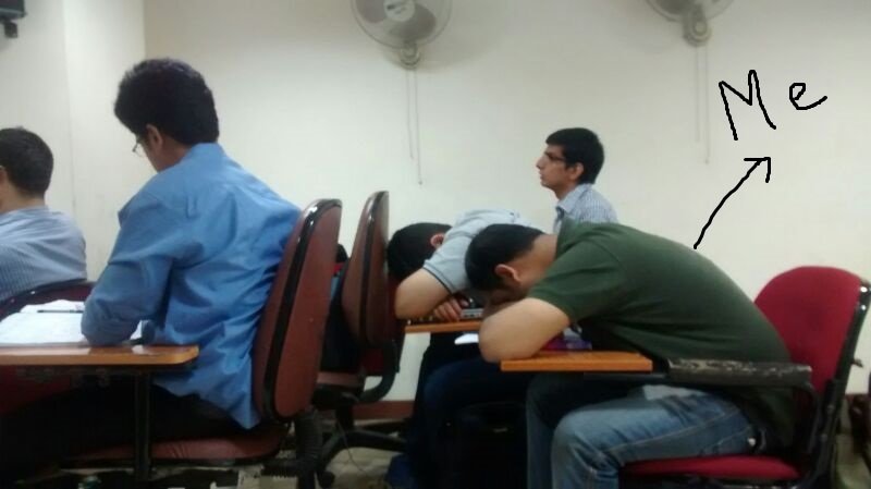 in class